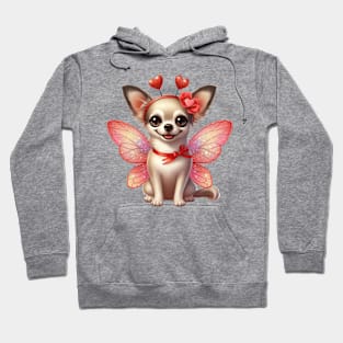 Valentine Fairy Chihuahua Dog Hoodie